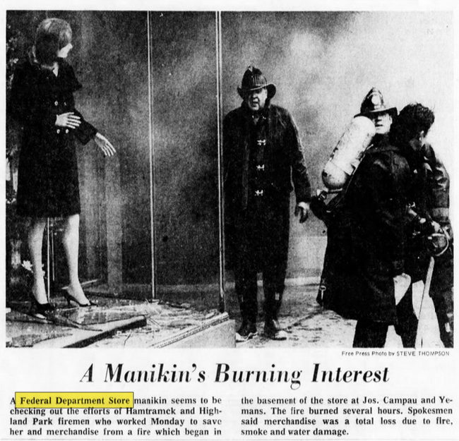 Federals (Federal Department Store) - Jul 21 1970 Article